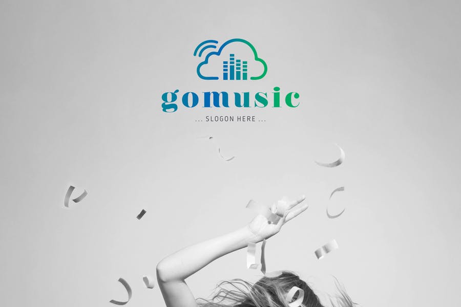 Cloud Music Logo Identity