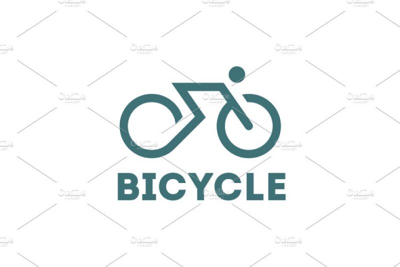 Editable Bicycle Logo Sample
