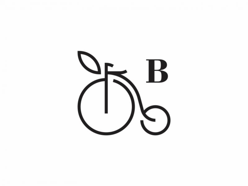 Fruit and Cycle Logo Example