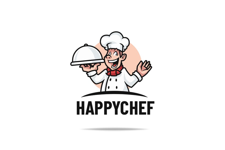 Happy Chef Logo Design Idea