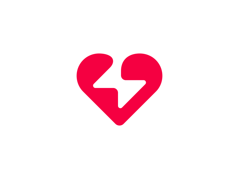 Heart and Bolt Logo Idea