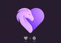 Horse and Heart Logo Concept