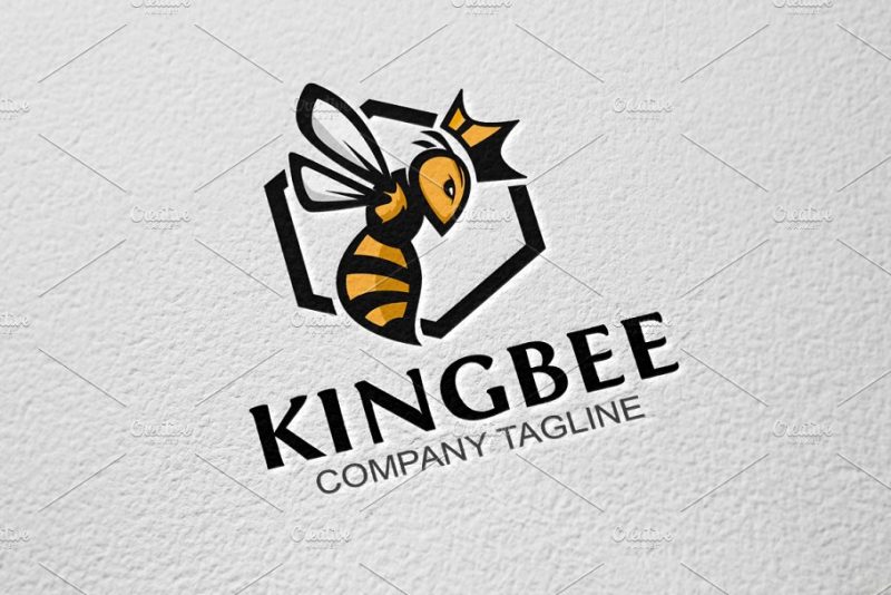 15 Best Bee Logo Designs Examples And Illustration Graphic Cloud