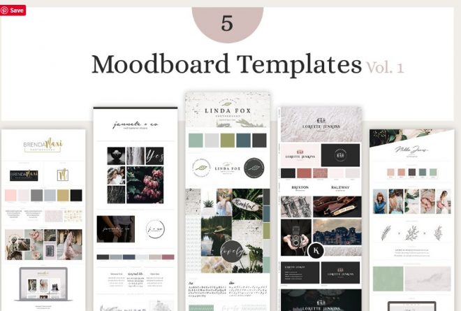11+ Best Mood Board Mockup for Branding - Graphic Cloud