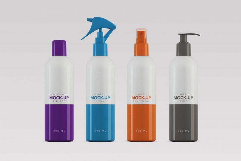 Cosmetics Packaging Mockup PSD
