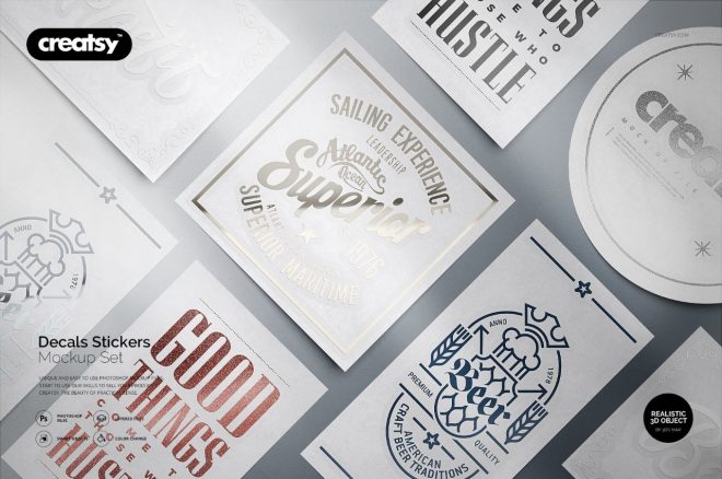 60+ Best Free Sticker Mockup PSD   2024