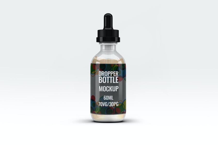60 ML Dropper Bottle Mockup