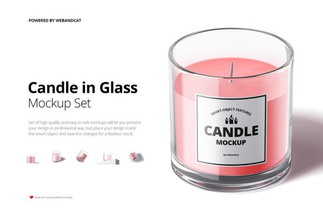 Download 25+ Candle Mockup PSD Free for Branding (2020) - Graphic Cloud