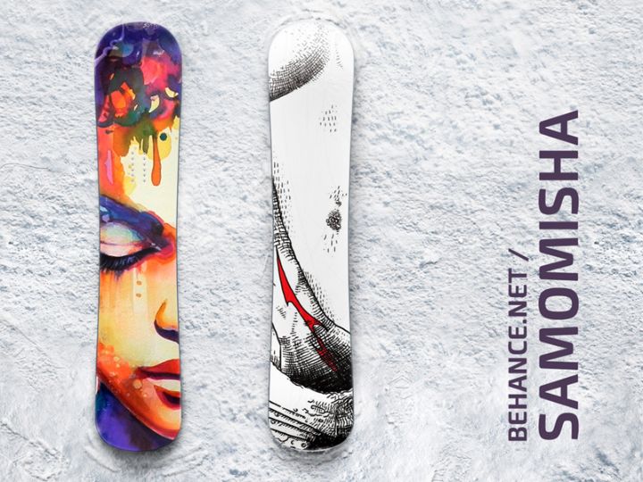 Download 5+ Best Snowboard Mockup PSD Free and Premium - Graphic Cloud