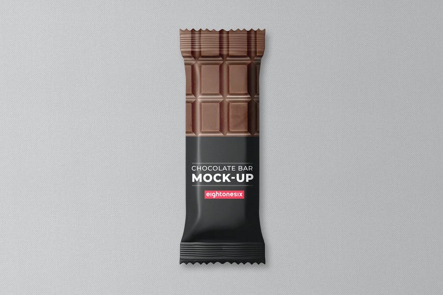 Isolated Chocolate Bar Mockups