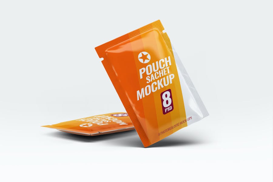 25 + Free Sachet Mockup PSD Download for Branding - Graphic Cloud