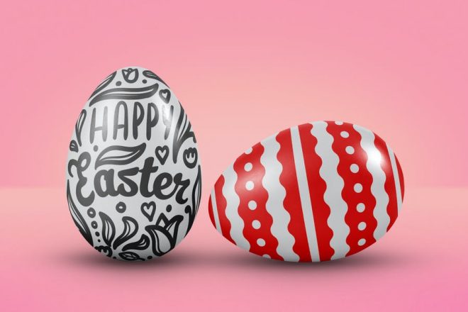 Download 9+ Realistic Easter Egg Mockup PSD Download (2020) - Graphic Cloud