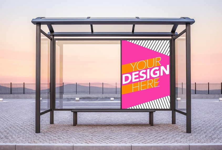 Download 31+ Bus Stop Mockup PSD for Ad and Branding - Graphic Cloud