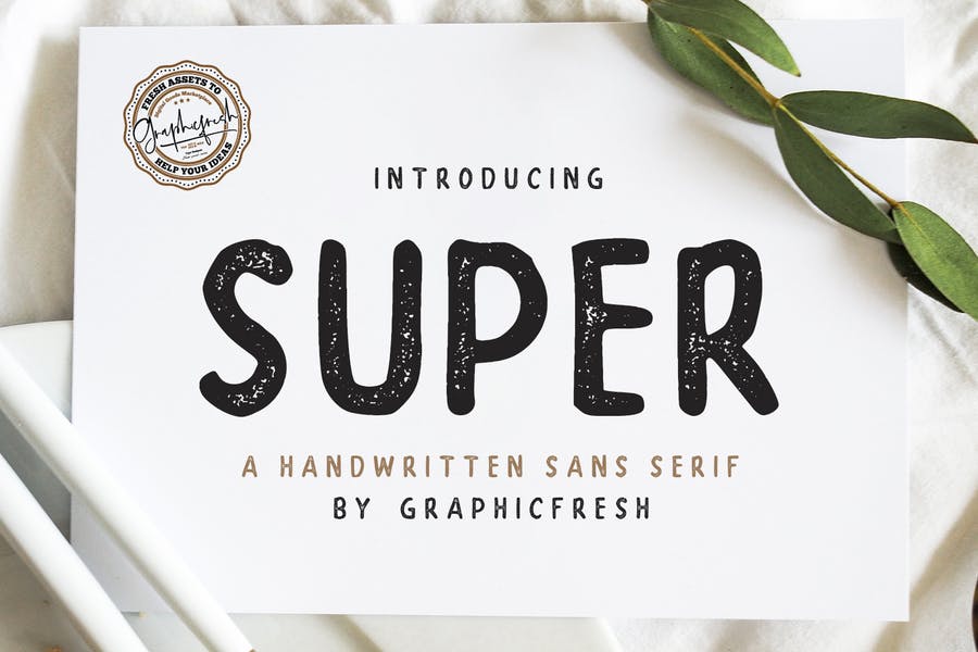 Clean and Handwritten Sketch Font
