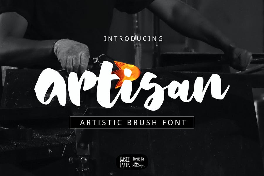 Bold Artistic Brush Fonts