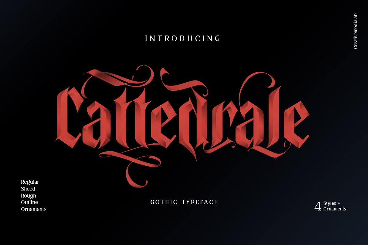 Awesome Gothic Blackletter Font