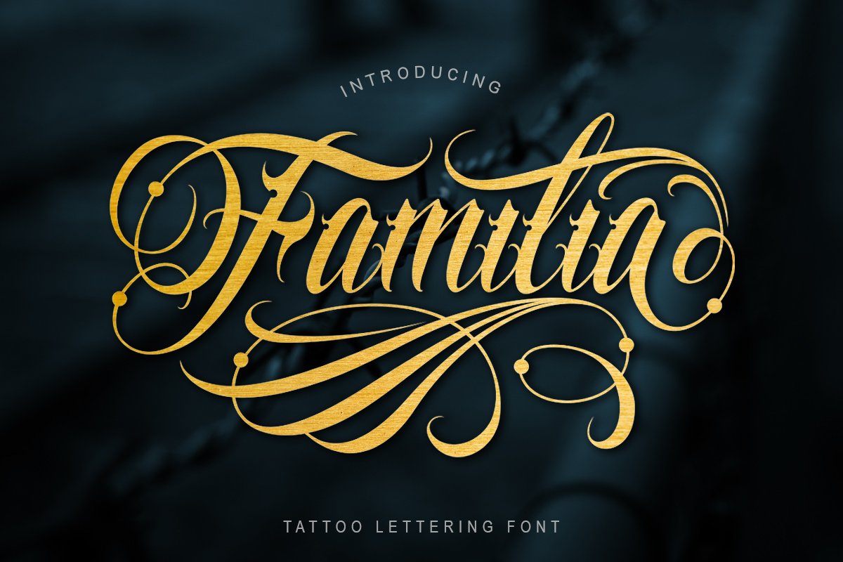 Best Tattoo Lettering Fonts