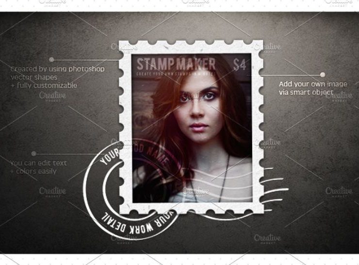 5+ Best Postage Stamp Mockup PSD