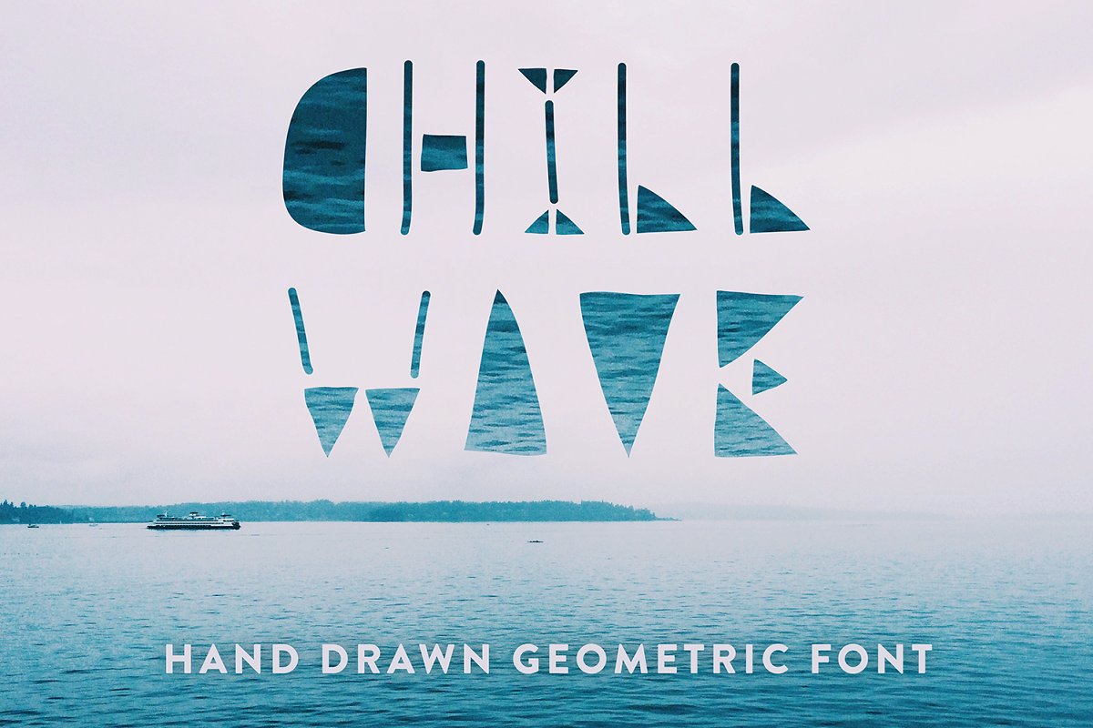 Geometric Wave Fonts Download