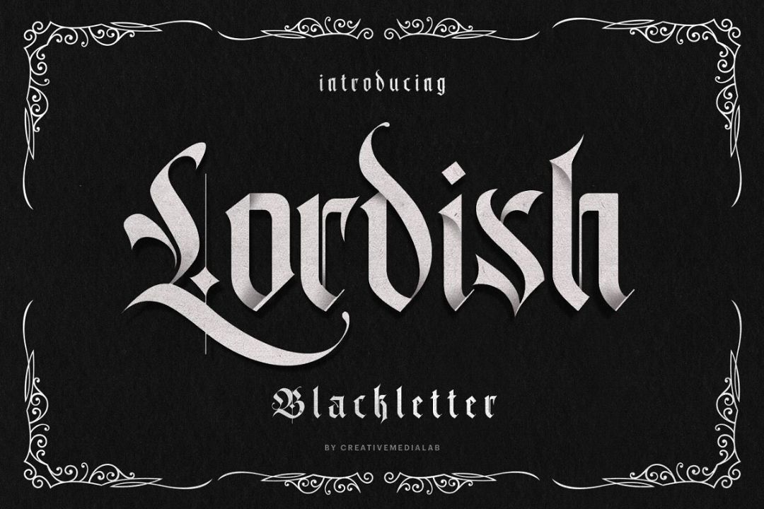 Gothic Tattoo Lettering Fonts
