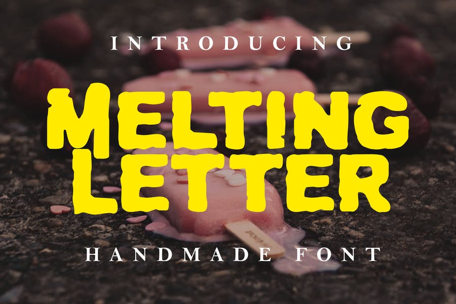 Handmade Melting Fonts