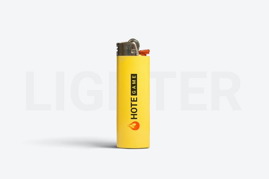 High Resolution Lighter Mockup