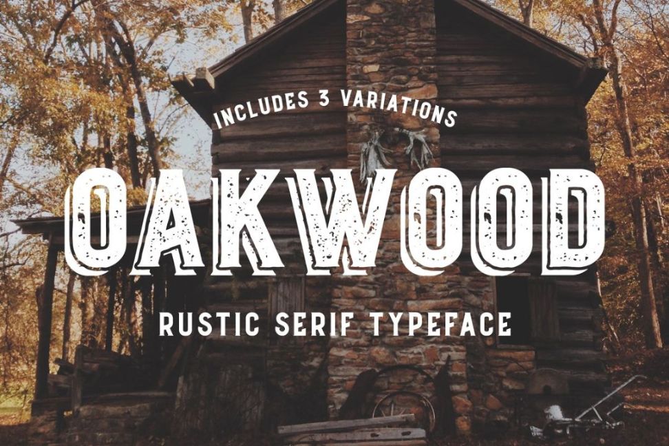 Retro and Grunge Wood Fonts
