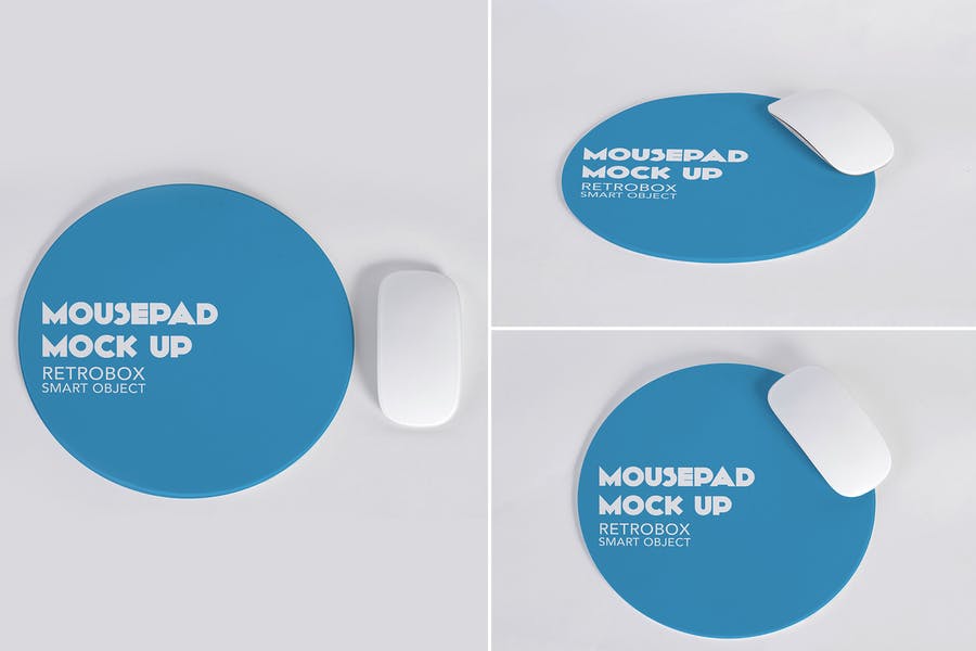 Round Mousepad Mockup PSD