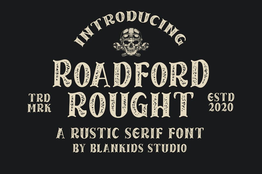 Rusty Typeface for Branding