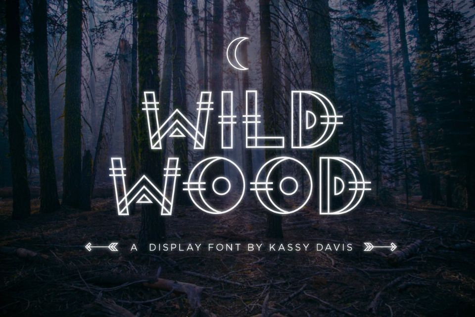 Spooky Wild Wood Font