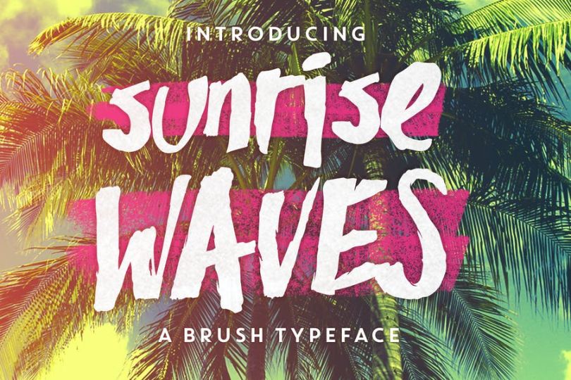 Sunrise Wave Font for Branding 