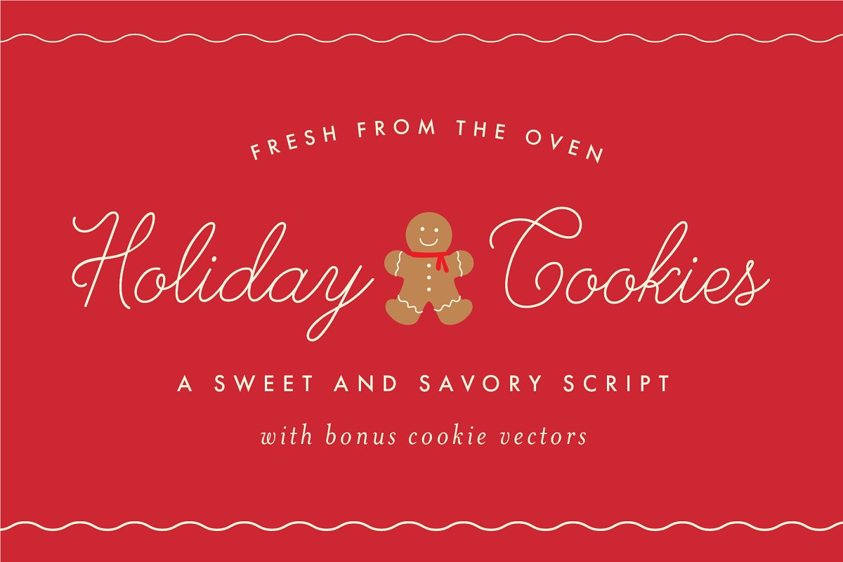 Best Holiday Cookie Fonts