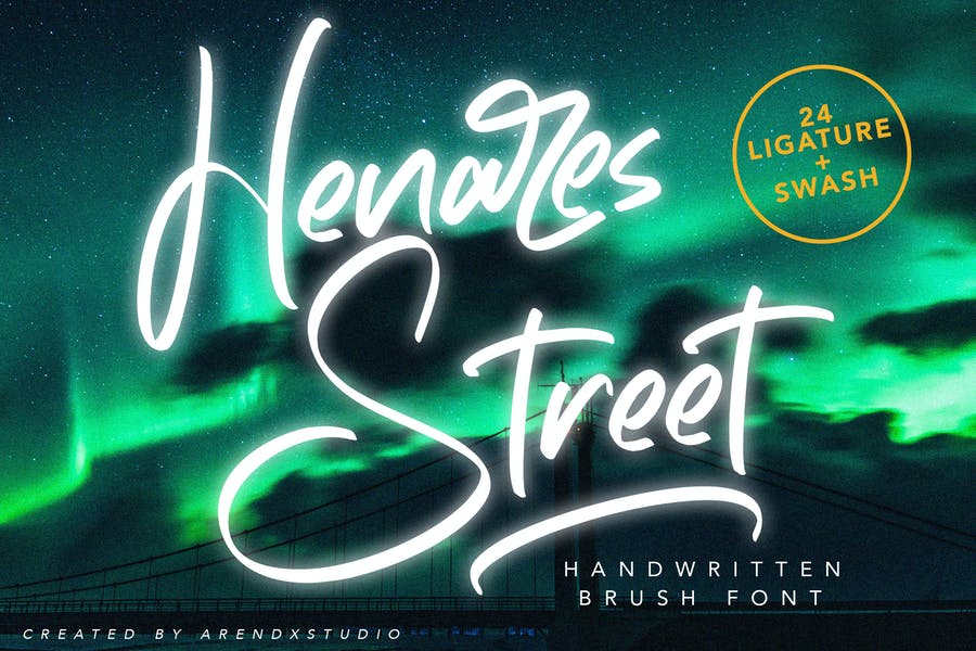 Brush Style Inspired Street Font