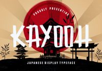 Kayooh-Japanese-Display-Font