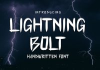 Lightning-Bolt-Style-Font