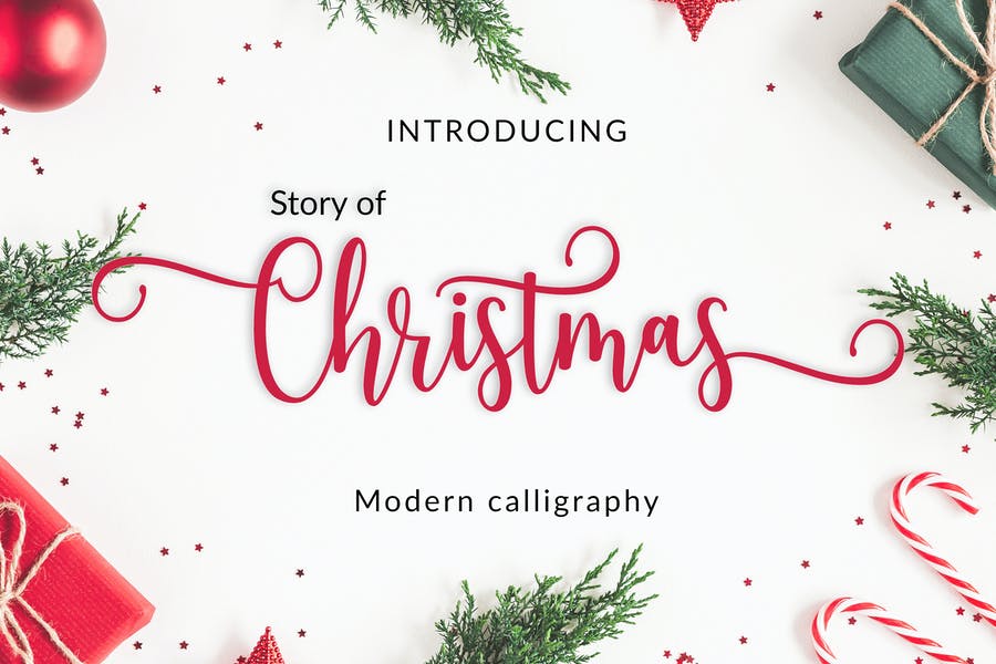 Modern Calligraphy Christmas Fonts
