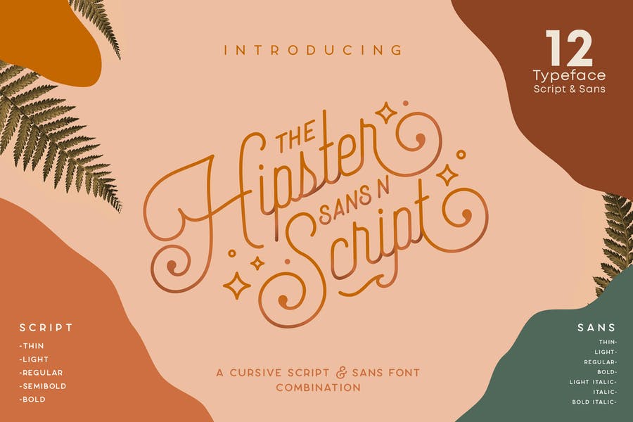 Sans Serif and Hipster Style Fonts