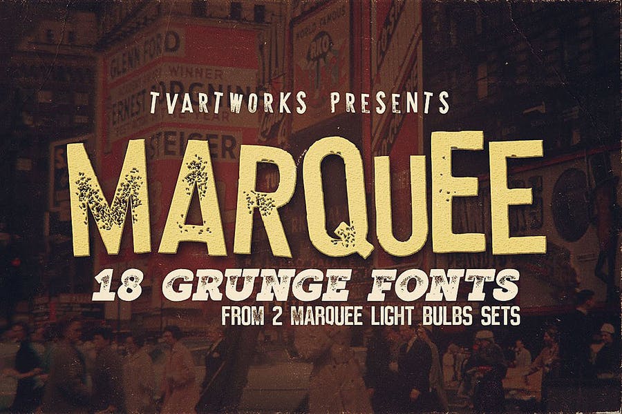 18 Grunge Style Display fonts