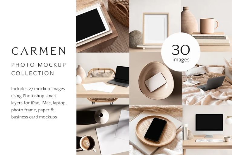 30 Photo Mockup PSD Collections