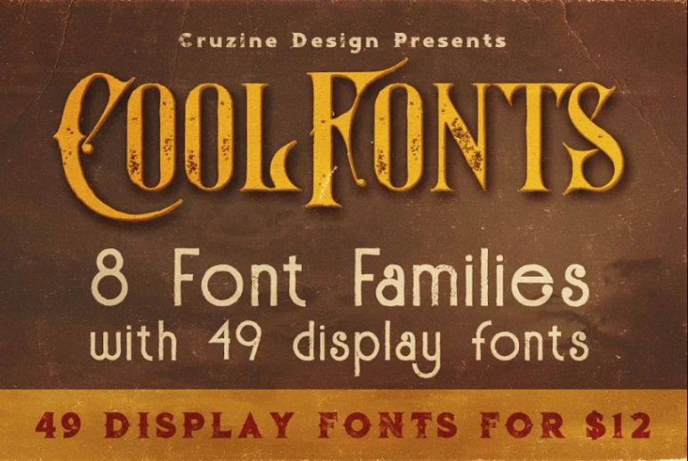 49 Grunge Display Fonts