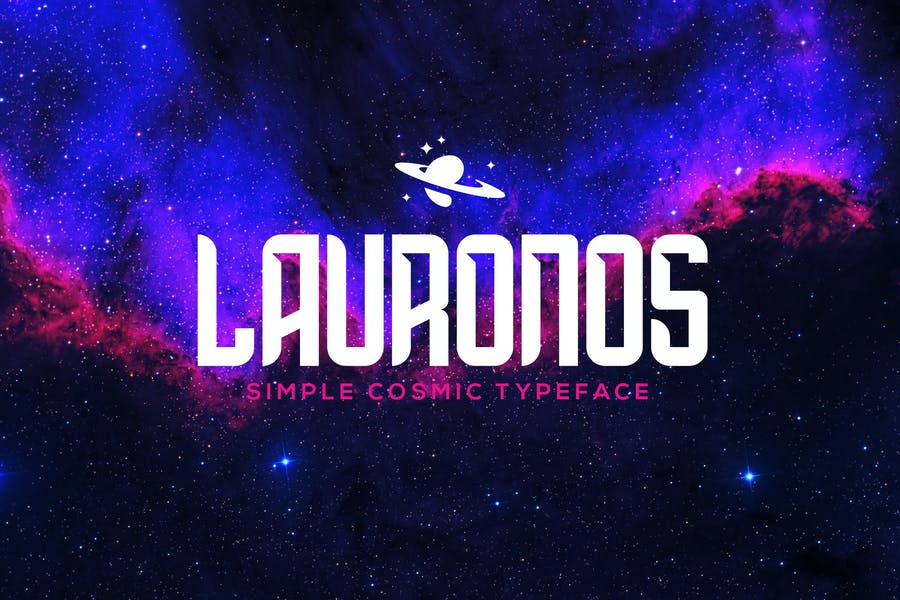 Creative Cosmic Typeface Fonts
