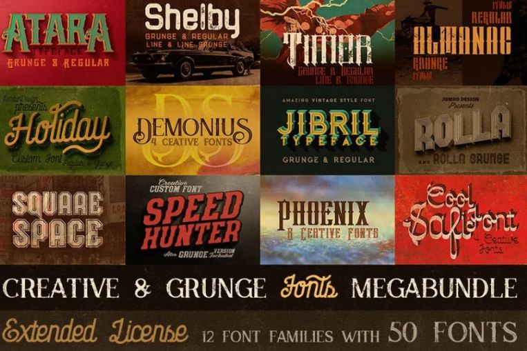 Creative and Grunge Mega bundle
