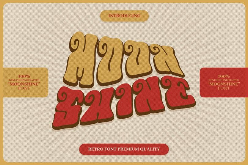 Funky Retro Pyschedelic Fonts