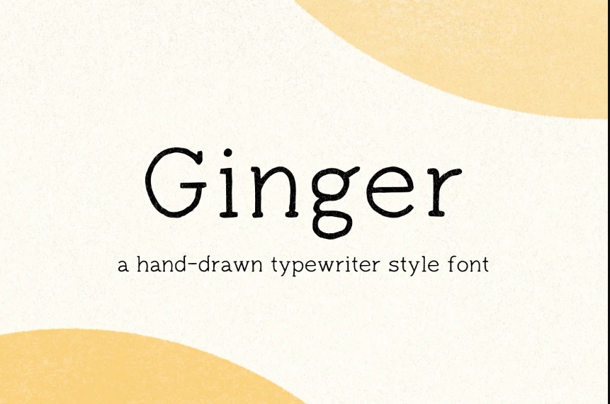 Hand Drawn Typewriter Style Fonts