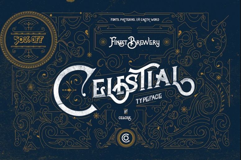 Old Calestial Typeface