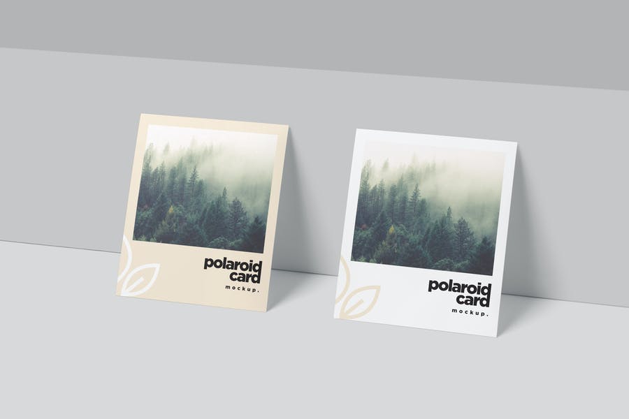 Polaroid Photo PSD Mockup 