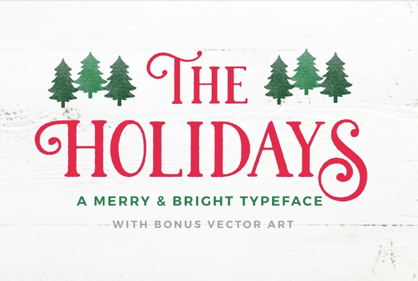 Rustic Christmas fonts