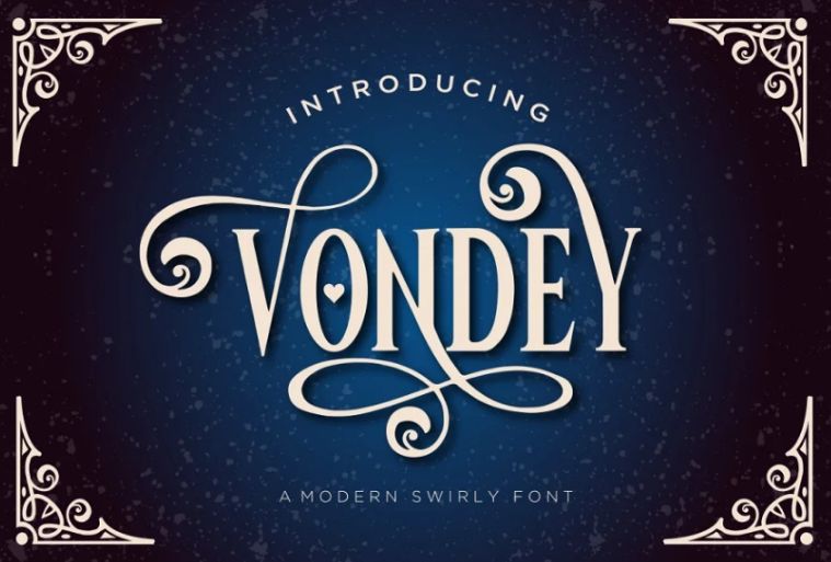 Swirly Decorative Fonts