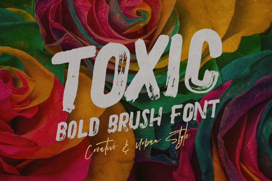 Toxic and Brush Style Fonts