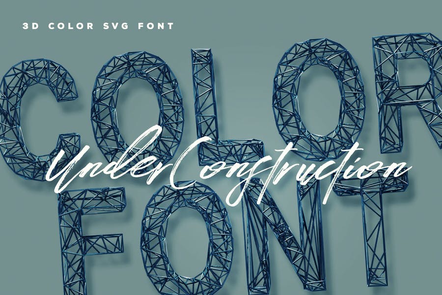 Well Layered 3D Color Fonts